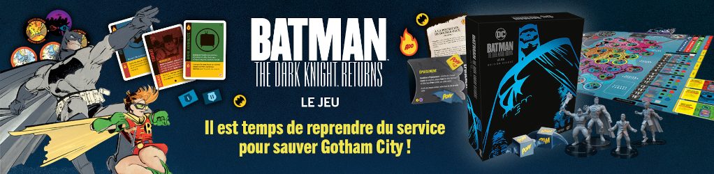 Le Batman de Franck Miller, en jeu de plateau dès le 30 Septembre !