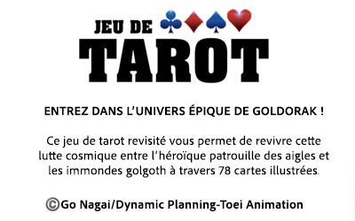 Nouveauté Novembre 2025 : GOLDORAK XPERIENZ – JEU DE TAROT